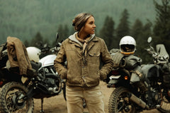 Huckberry Flint & Tinder Women's Flannel-Lined Waxed Trucker Jacket, Canvas Jackets for Women