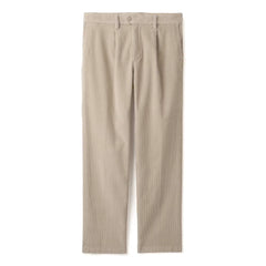 Pleated Cord Trouser