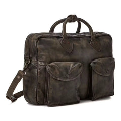 Leather Cargo Briefcase